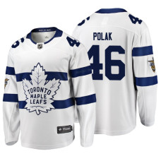 Toronto Maple Leafs #46 Roman Polak 2018 Stadium Series Breakaway Navy Jersey Fanatics