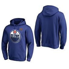 2016 Heritage Classic Edmonton Oilers Royal Pullover Hoodie