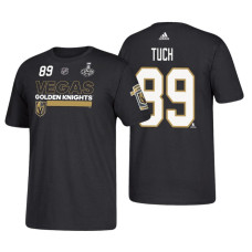 Vegas Golden Knights #89 Alex Tuch Adidas Black 2018 Stanley Cup Final Bound T-shirt