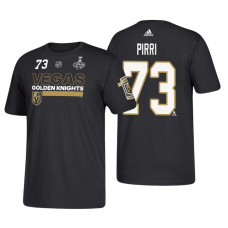 Vegas Golden Knights #73 Brandon Pirri Adidas Black 2018 Stanley Cup Final Bound T-shirt