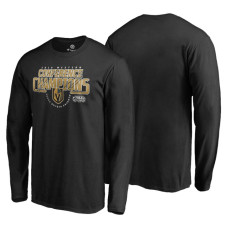 Vegas Golden Knights # 2018 Western Conference Champions Black Interference Long Sleeve T-Shirt