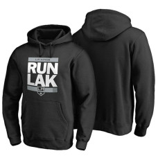 Mens Los Angeles Kings Black RUN-CTY Pullover Hoodie