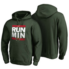 Mens Minnesota Wild Green RUN-CTY Pullover Hoodie