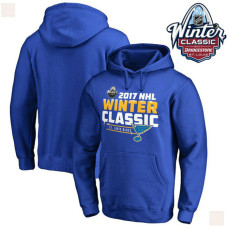 2017 Winter Classic Mens St. Louis Blues Royal Pullover Hoodie