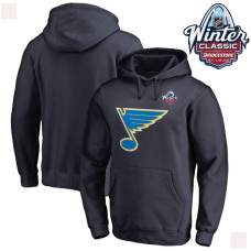 Mens St. Louis Blues Navy 2017 Winter Classic Pullover Hoodie