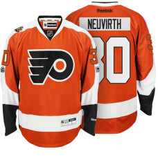 Flyers #30 Michal Neuvirth Orange 100th Patch Premier Jersey