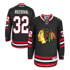 Chicago Blackhawks Michal Rozsival #32 Black 2014 Stadium Series Jersey