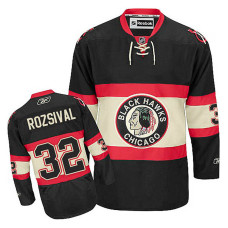 Chicago Blackhawks Michal Rozsival #32 Black Alternate Jersey