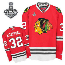 Chicago Blackhawks Michal Rozsival #32 Red 2015 Stanley Cup Home Jersey