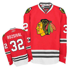 Chicago Blackhawks Michal Rozsival #32 Red Home Jersey