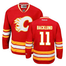 Calgary Flames Mikael Backlund #11 Red Alternate Jersey