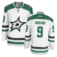 Dallas Stars Mike Modano #9 White Away Authentic Jersey