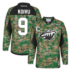 Minnesota Wild Mikko Koivu #9 Camo Veteran's Day Jersey