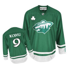 Minnesota Wild Mikko Koivu #9 Green St. Patrick's Day Jersey