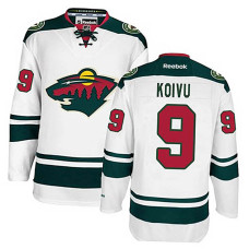 Minnesota Wild Mikko Koivu #9 White Away Authentic Jersey