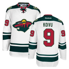 Minnesota Wild Mikko Koivu #9 White Away Jersey