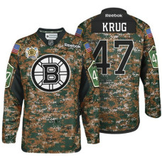 Military Appreciation Premier Boston Bruins #47 Torey Krug Camo Jersey