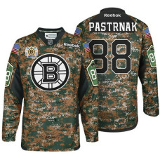 Military Appreciation Premier Boston Bruins #88 David Pastrnak Camo Jersey