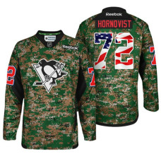 Military Appreciation Premier Pittsburgh Penguins #72 Patric Hornqvist Camo Jersey