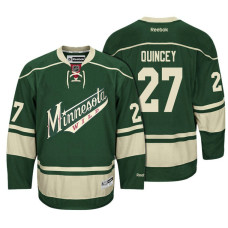 Minnesota Wild #27 Kyle Quincey Green 2017 Draft Premier Hockey Jersey