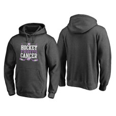 Minnesota Wild Ash Hockey Fights Cancer Cross Check Hoodie