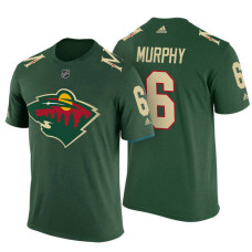 Minnesota Wild #6 Ryan Murphy Green Adidas Player T-shirt