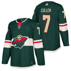 Minnesota Wild #7 Matt Cullen Green 2018 New Season Player Home Jersey