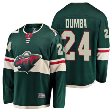 Minnesota Wild #24 Breakaway Fanatics branded Matt Dumba Jersey Green