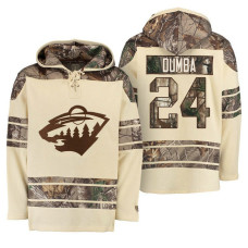 Minnesota Wild Old Time Natural Realtree Camo Matt Dumba #24 Hoodie