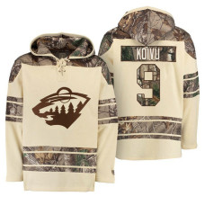 Minnesota Wild Old Time Natural Realtree Camo Mikko Koivu #9 Hoodie