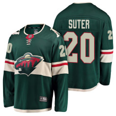 Minnesota Wild #20 Breakaway Fanatics branded Ryan Suter Jersey Green