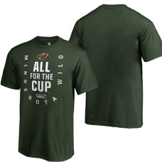 Youth Minnesota Wild 2018 Stanley Cup Playoffs Bound Behind The Net T-shirt Green