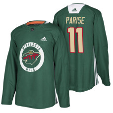 Minnesota Wild #11 Green New Season Practice Zach Parise Jersey