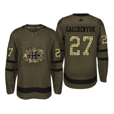 Montreal Canadiens #27 Alex Galchenyuk Camo Salute To Service Jersey