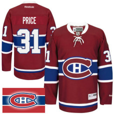 Montreal Canadiens #31 Carey Price Red Home Premier Jersey