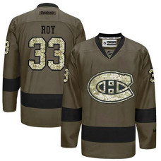 Montreal Canadiens Patrick Roy #33 Green Camo Player Jersey