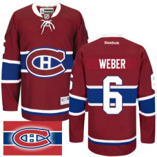 Montreal Canadiens #6 Shea Weber Red Home Premier Jersey