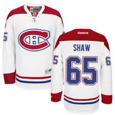 Montreal Canadiens Andrew Shaw #65 White Away Premier Jersey