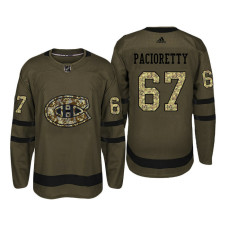 Montreal Canadiens #67 Max Pacioretty Camo Salute To Service Jersey