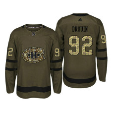 Montreal Canadiens #92 Jonathan Drouin Camo Salute To Service Jersey