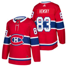 Montreal Canadiens #83 Ales Hemsky Red 2018 New Season Player Home Jersey