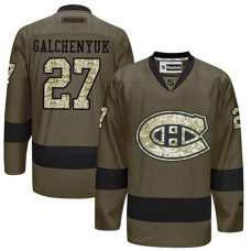 Montreal Canadiens Alex Galchenyuk #27 Green Camo Player Jersey