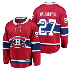 Montreal Canadiens #27 Breakaway Player Alex Galchenyuk Jersey Red