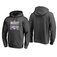 Montreal Canadiens Ash Hockey Fights Cancer Cross Check Hoodie