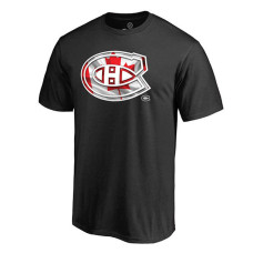 Montreal Canadiens Black Banner Wave T-Shirt