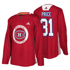 Montreal Canadiens #31 Red New Season Practice Carey Price Jersey