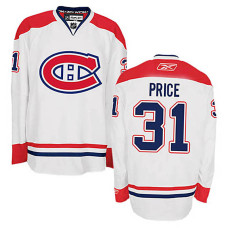 Montreal Canadiens Carey Price #31 White Away Authentic Jersey