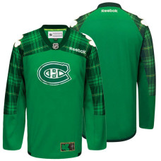 Montreal Canadiens Green St. Patrick Day Blank Jersey