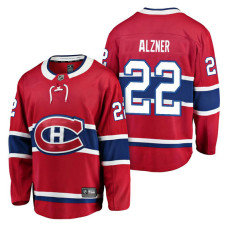 Montreal Canadiens #22 Breakaway Player Karl Alzner Jersey Red