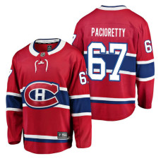 Montreal Canadiens #67 Breakaway Player Max Pacioretty Jersey Red